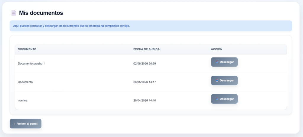 Gestión de documentos del trabajador en WorkE